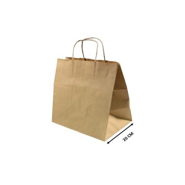 Asa Rizada Kraft 38+20x43 cm.