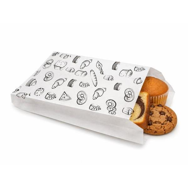 Bolsa Blanca Panadería 14+7x30 Standar