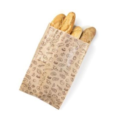 Bolsa Kraft Panadería 26+7x44 Standar