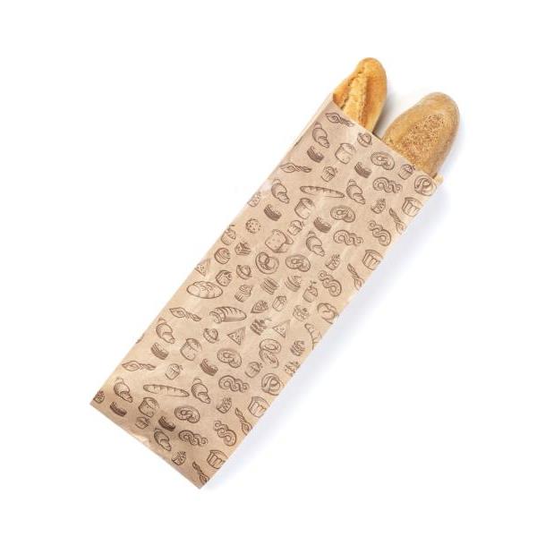 Bolsa Kraft Panaderia 14+6x52 Standar