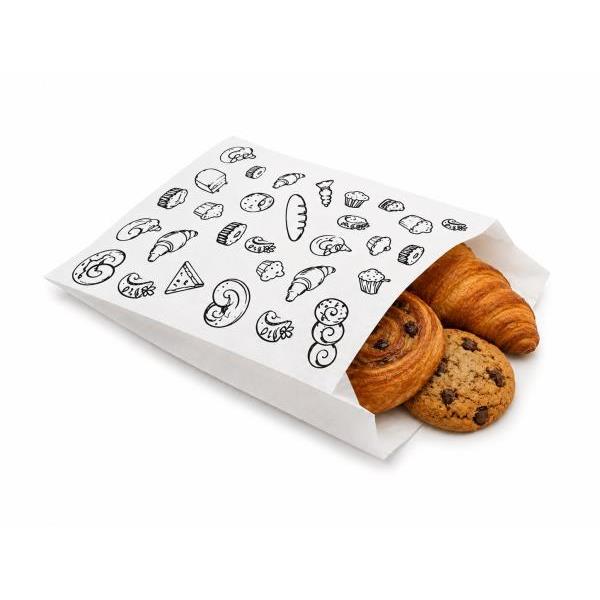 Bolsa Blanca Panadería  14+7x26 Standar