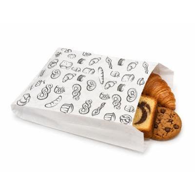 Bolsa Blanca Panadería 18+8x28 Standar