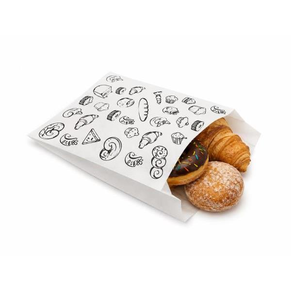 Bolsa Blanca Panadería 14+7x22 Standar