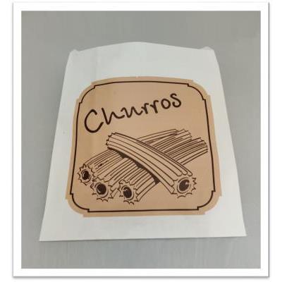Bolsa Antigrasa 22+8x30  Churros