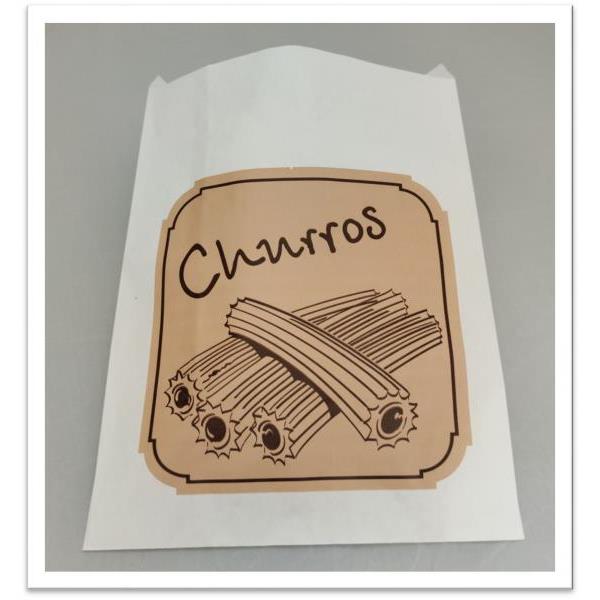 Bolsa Antigrasa 22+8x40 Churros